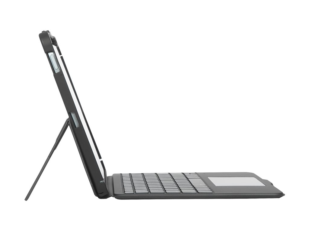 Targus Versavu - Keyboard and folio case - with trackpad - backlit - wireless - Bluetooth 5.0 - QWERTY - black THZ967US