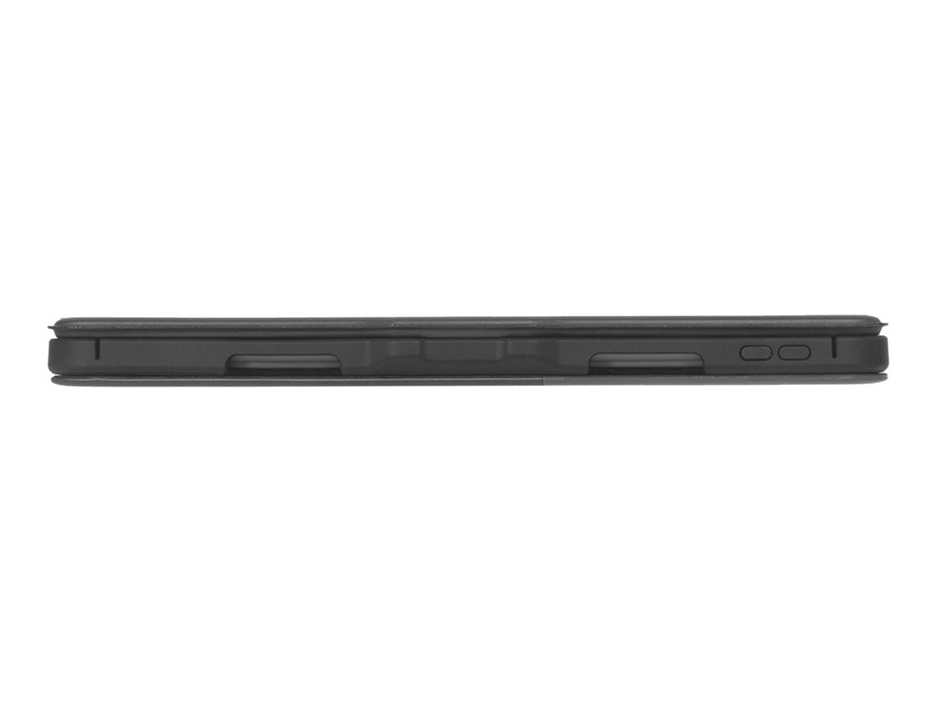 Targus Versavu - Keyboard and folio case - with trackpad - backlit - wireless - Bluetooth 5.0 - QWERTY - black THZ967US