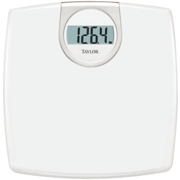 Taylor Precision Products 702940133 LCD Readout 330-lb Capacity White Bathroom