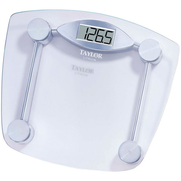 Taylor Precision Products 7506 Digital 400-lb Capacity Chrome and Glass Bathroom
