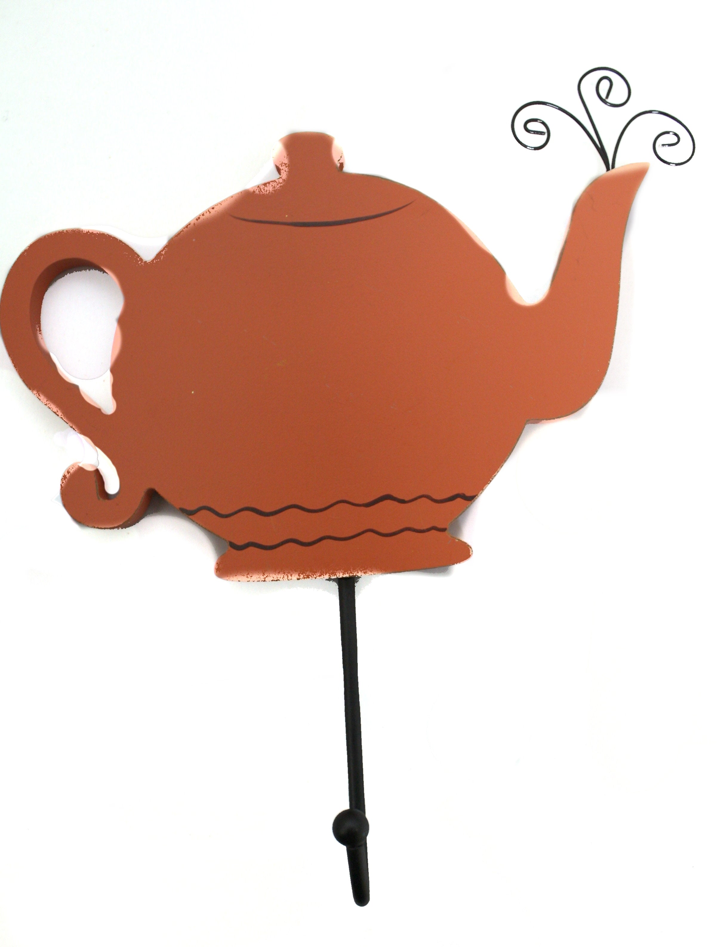 Tea Pot Wall Hook - Blue
