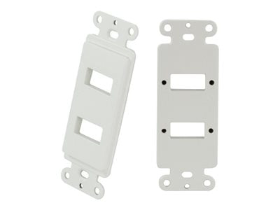 TechLogix - Flush mount wallplate - HDMI, USB - white - 1-gang MOFO-PT-WD2W