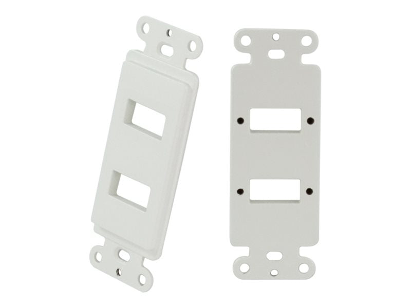 TechLogix - Flush mount wallplate - HDMI, USB - white - 1-gang MOFO-PT-WD2W