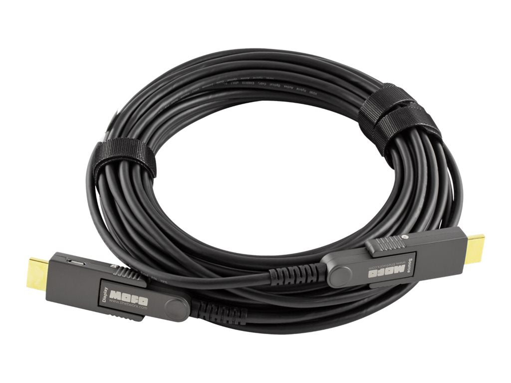 TechLogix MOFO - HDMI cable - HDMI male detachable to HDMI male detachable - 230 ft - hybrid copper/fiber optic - plenum, 8K60Hz MOFO-HD21D-70