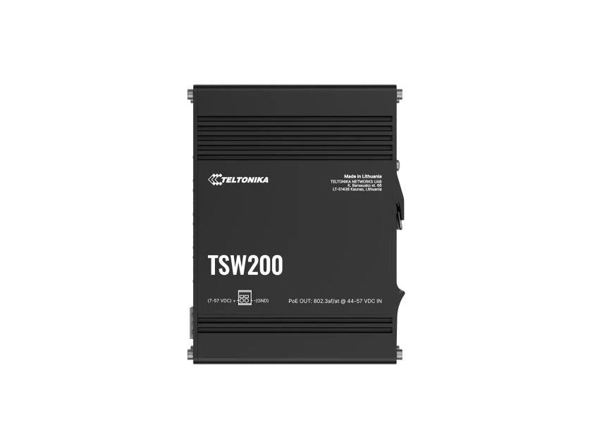 Teltonika TSW200 PoE+ Switch 8 GbE 2 SFP Ports for Reliable Networks
