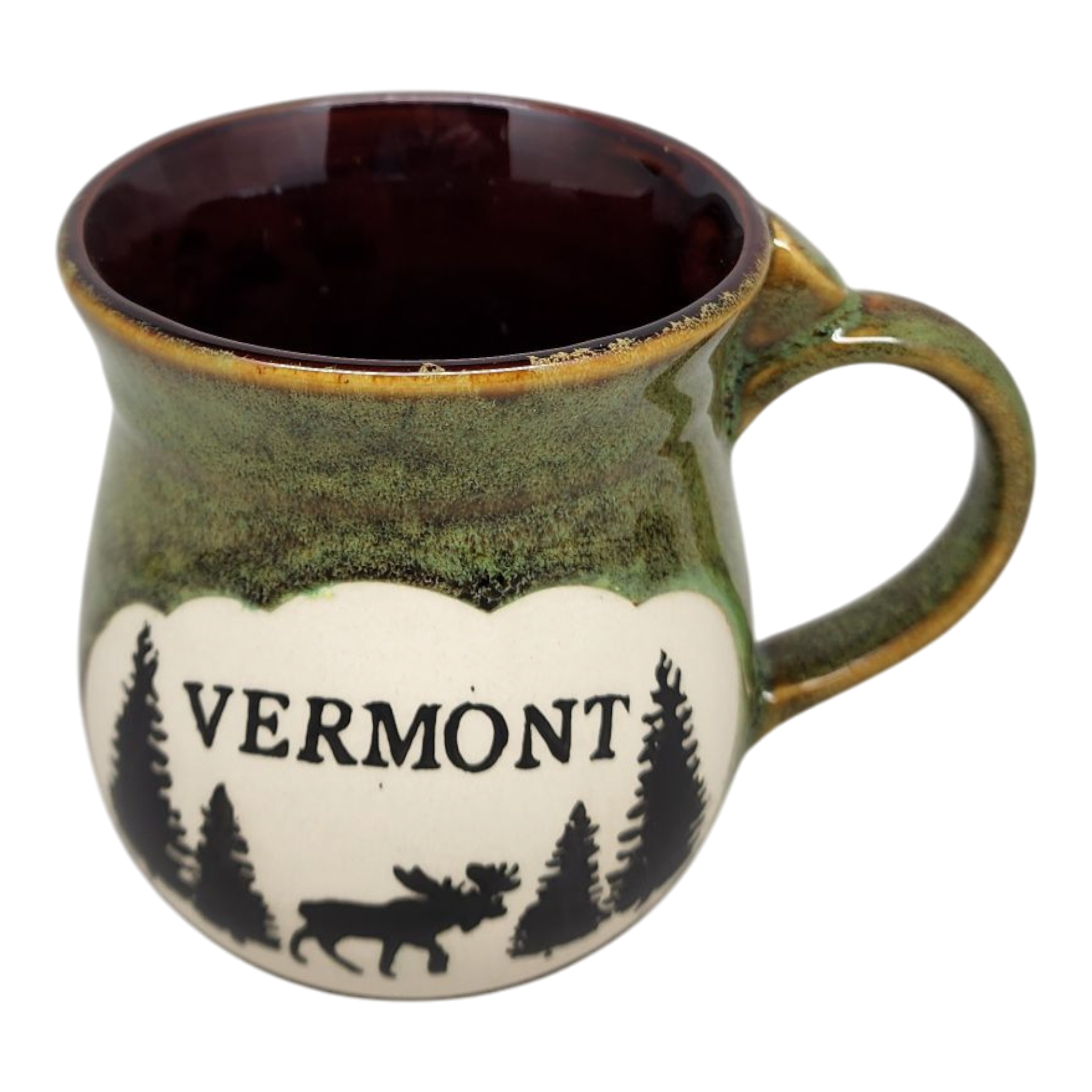 Terra Cotta Style Paunch Coffee Mug