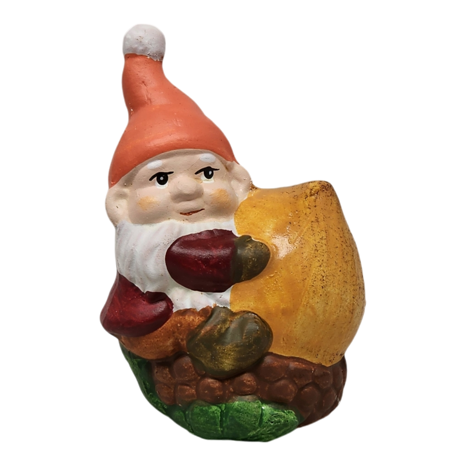 Terracotta Gnome with Acorn