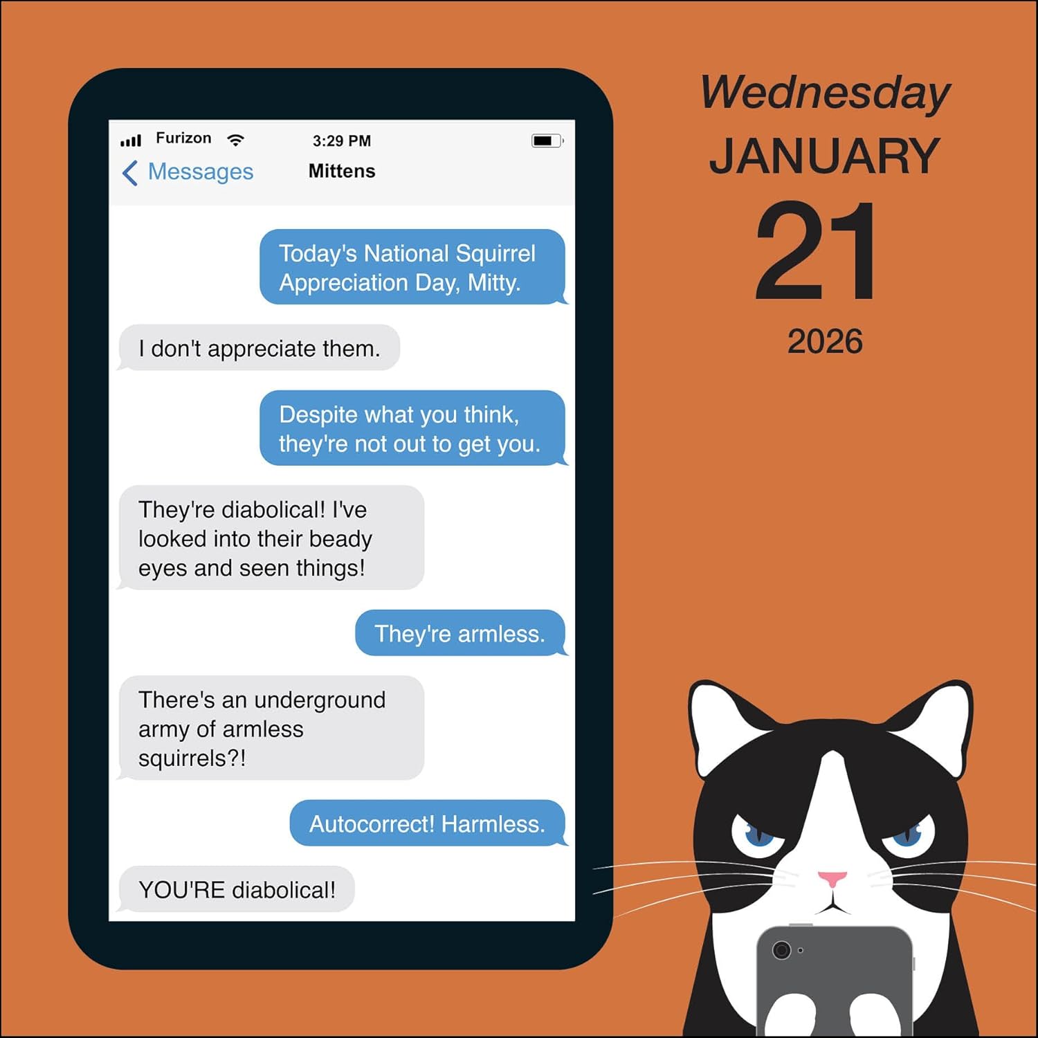 Texts from Mittens the Cat 2026 Page-a-Day Calendar