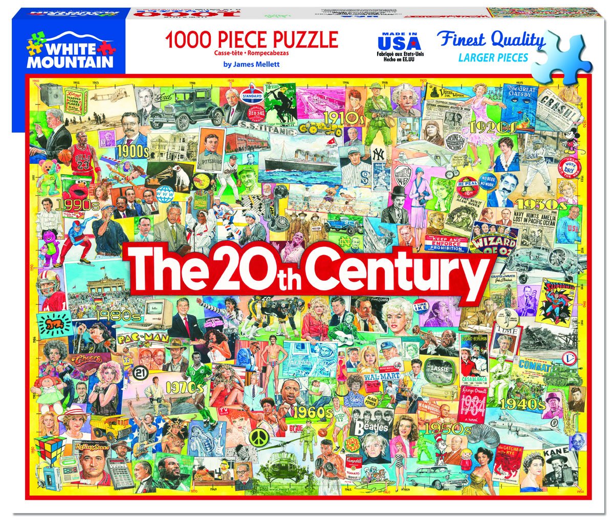 The 20th Century - 1000 Piece Jigsaw Puzzle