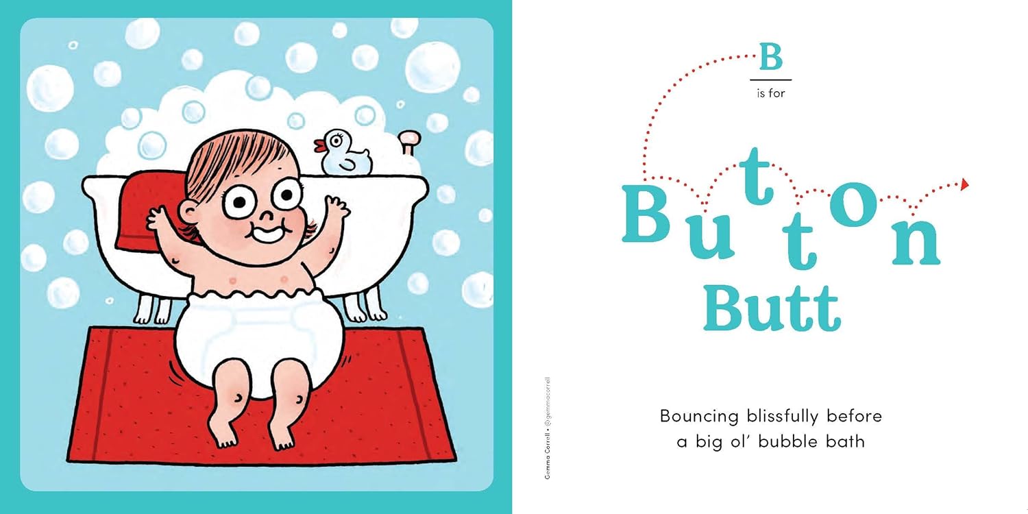 The Alphabutt Book: An ABCs of Baby Butts and Bodies Hardcover