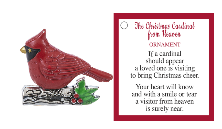 The Christmas Cardinal from Heaven Charm