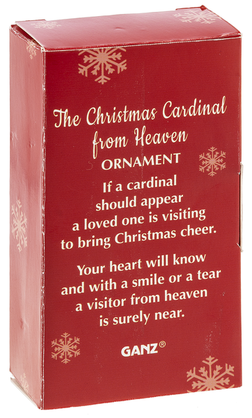 The Christmas Cardinal from Heaven Christmas Ornament