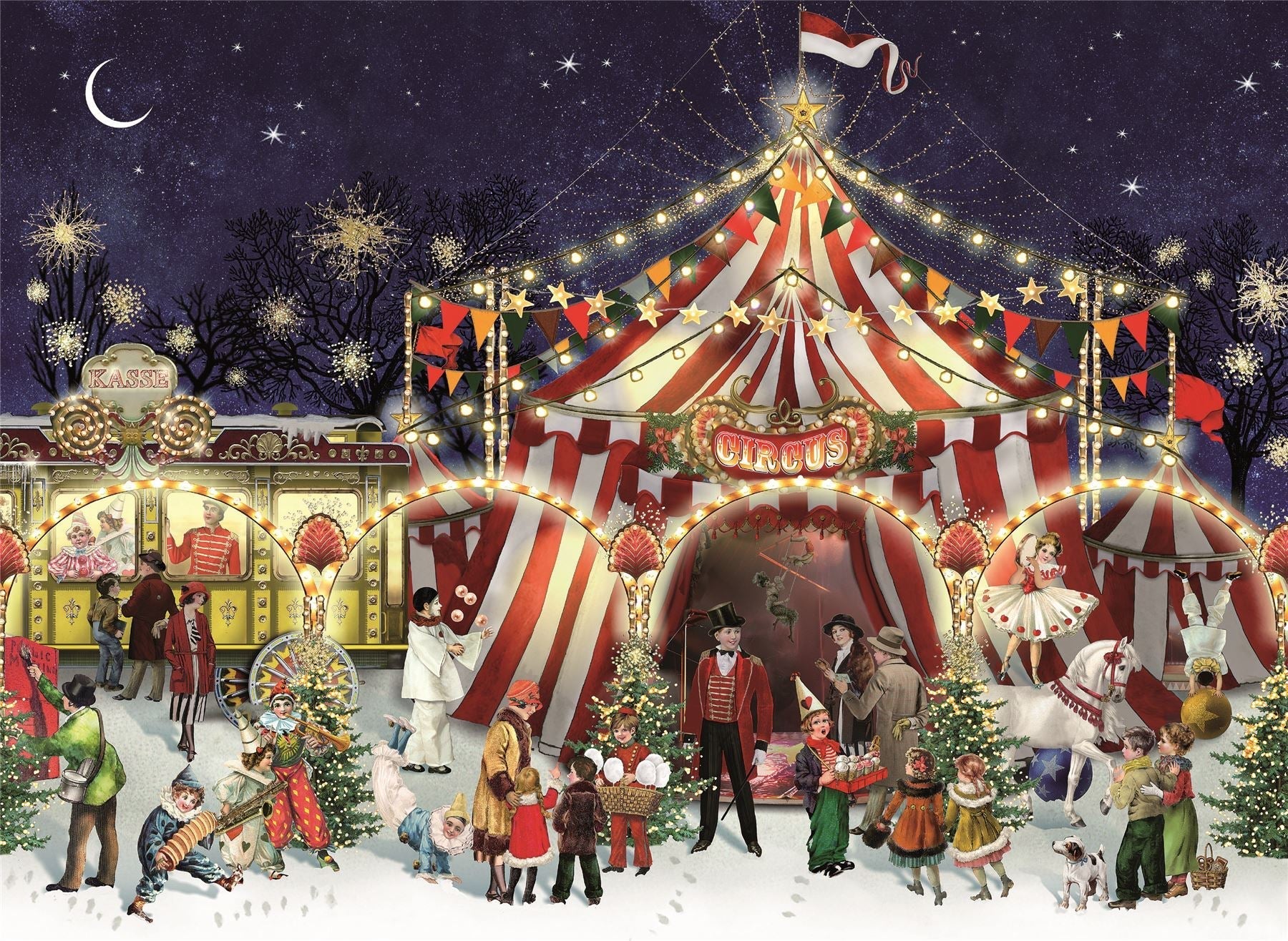 The Circus at Christmas Jigsaw Puzzle - 1000 Piece