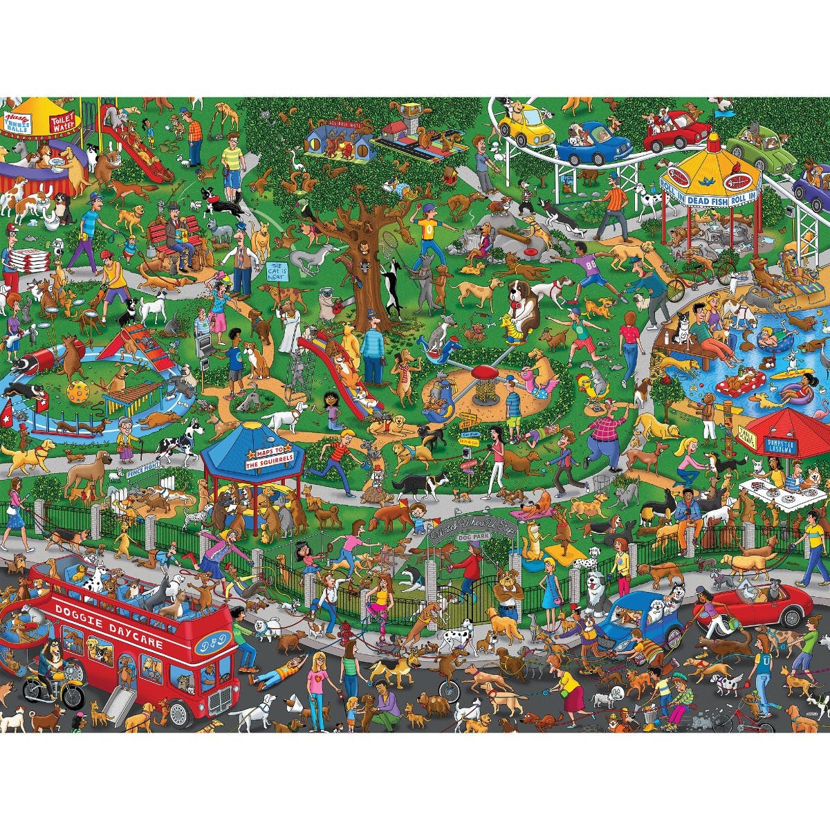 The Dog Park - 500 Piece Puzzle