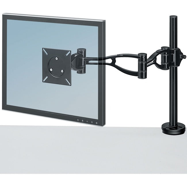 The Fellowes Depth Adjustable Monitor Arm Adjusts Easily In Every Way For Optimu