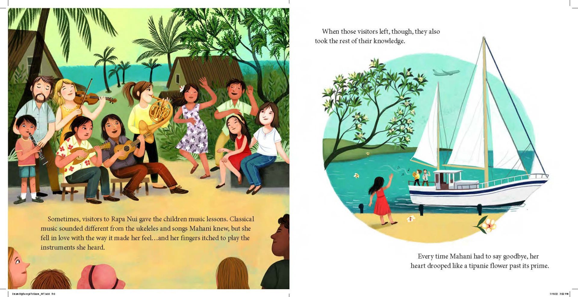 The Girl Who Heard The Music - Hardcover Book