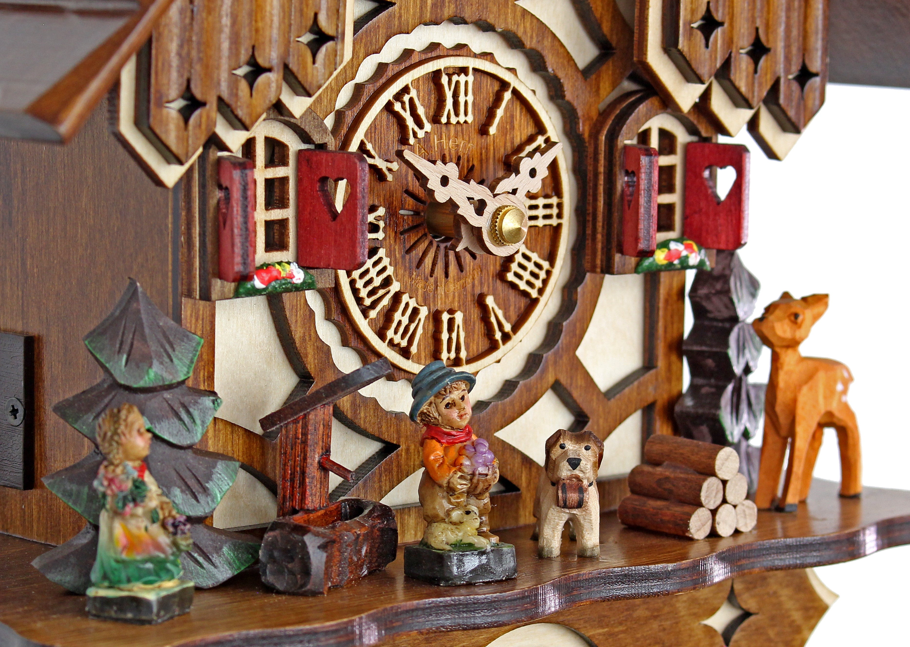 The Half-Timbered House - HerrZeit by Adolf Herr Quartz Cuckoo Clock