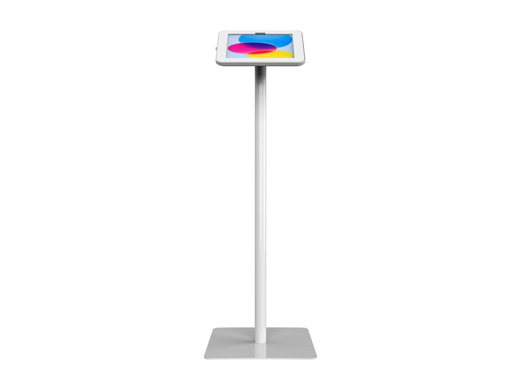 The Joy Factory Elevate II - Stand - kiosk style - for tablet - lockable - aluminum, steel, ABS plastic - white - screen size: KAA651W