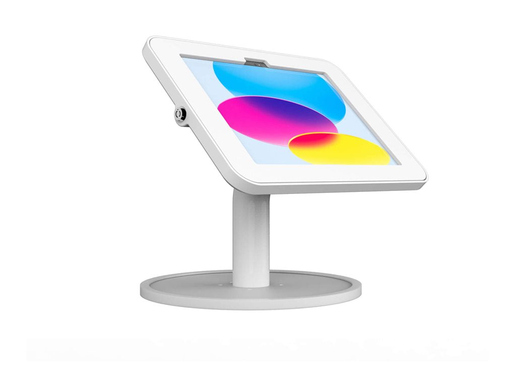 The Joy Factory Elevate II - Stand - kiosk style - for tablet - lockable - aluminum, steel, ABS plastic - white - screen size: KAA652W