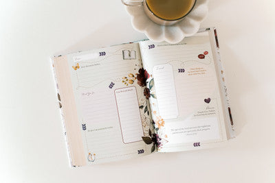 The KJV Prayer Map Bible [Mint Blossoms]