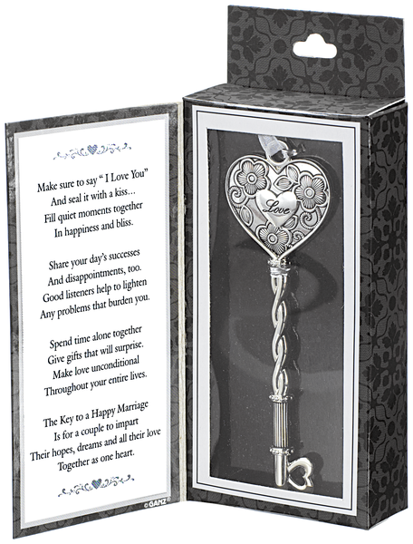The Key To A Happy Marriage Ornament