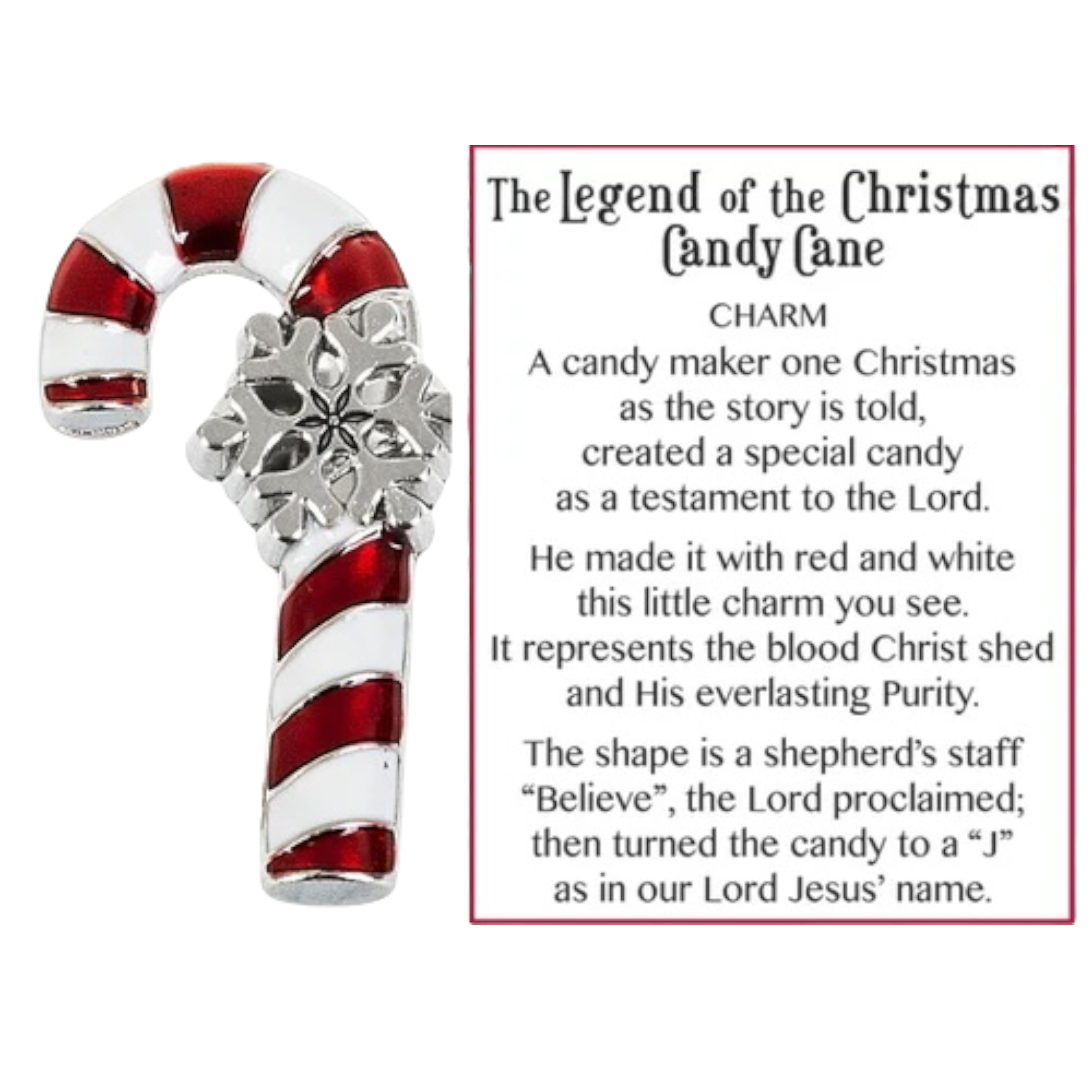 The Legend of the Christmas Candy Cane Charm