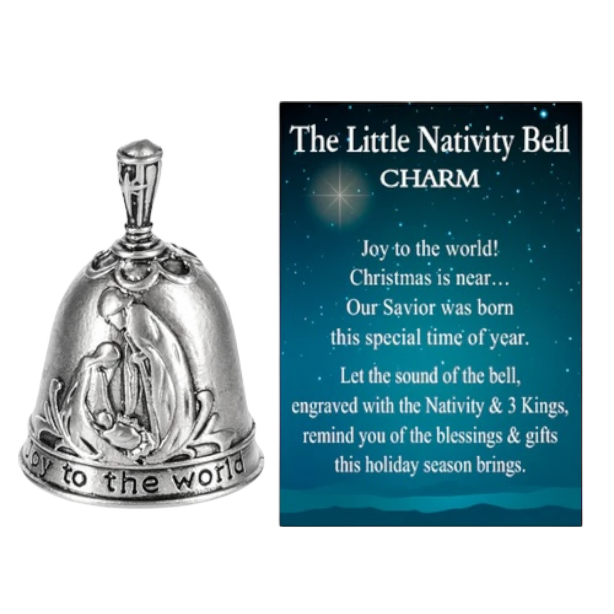 The Little Nativity Bell Charm