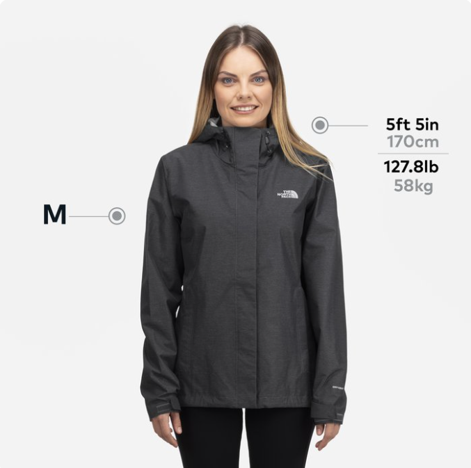 The North Face® Ladies DryVent™ Rain Jacket – Premium Waterproof Protection with Adventure-Ready Style