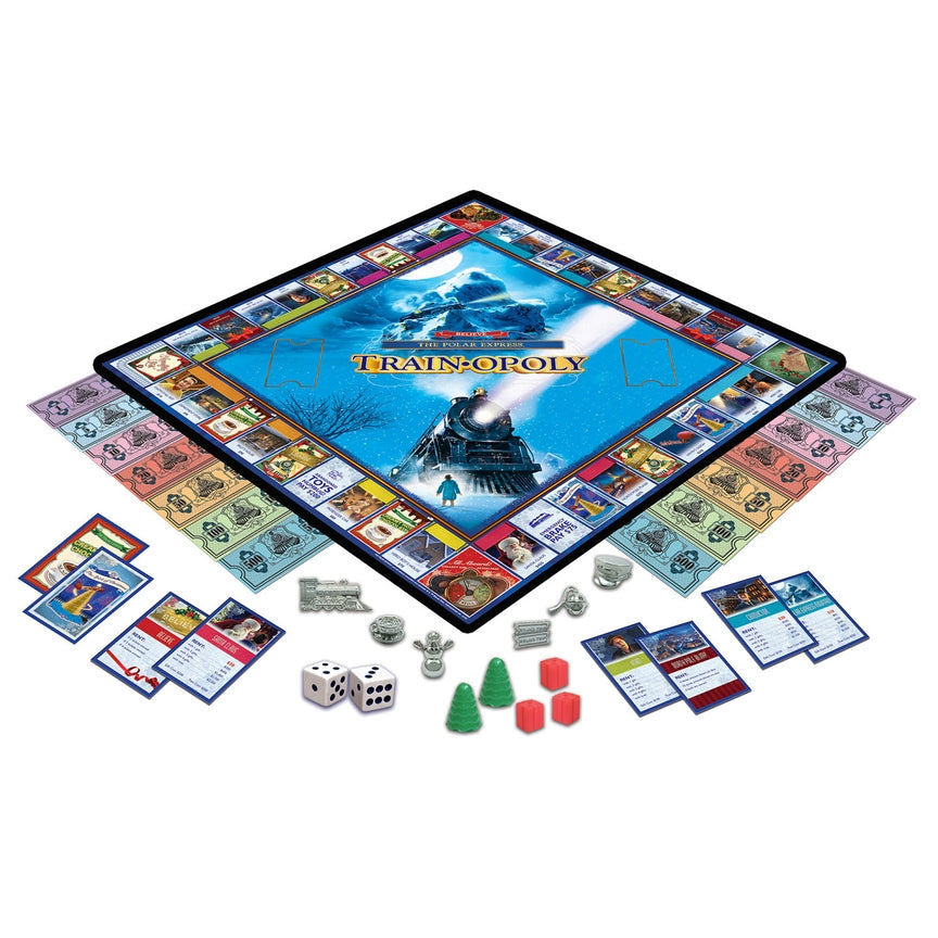 The Polar Express Train Opoly Board Game
