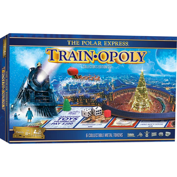 The Polar Express Train Opoly Board Game