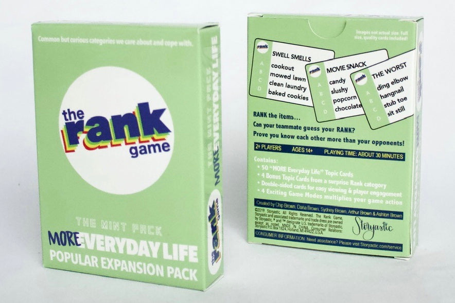 The Rank Game Expansion Pack: MORE Everyday Life (Mint Pack)