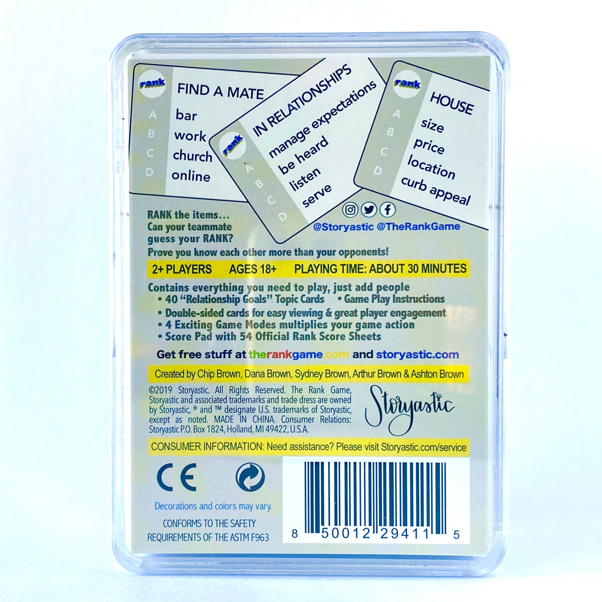 The Rank Game Expansion Pack: Relationship Goals (Silver Pack)