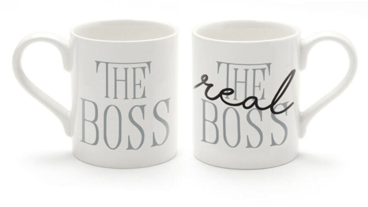 The Real Boss Mug Set