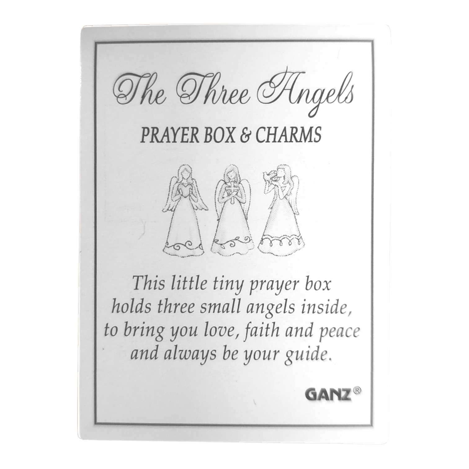 The Three Angels Prayer Box Charm