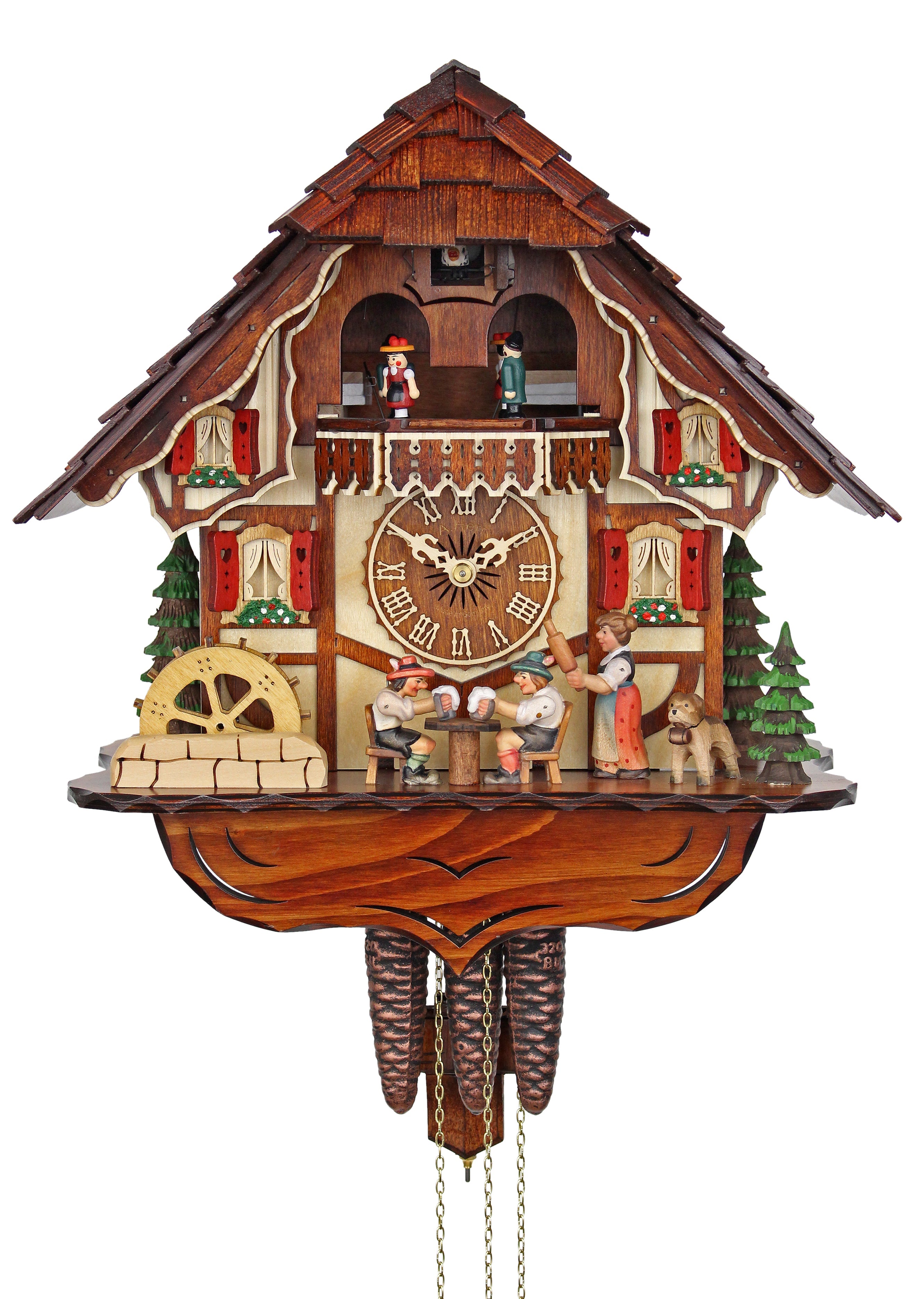 The Tipsy Brothers - HerrZeit by Adolf Herr Cuckoo Clock