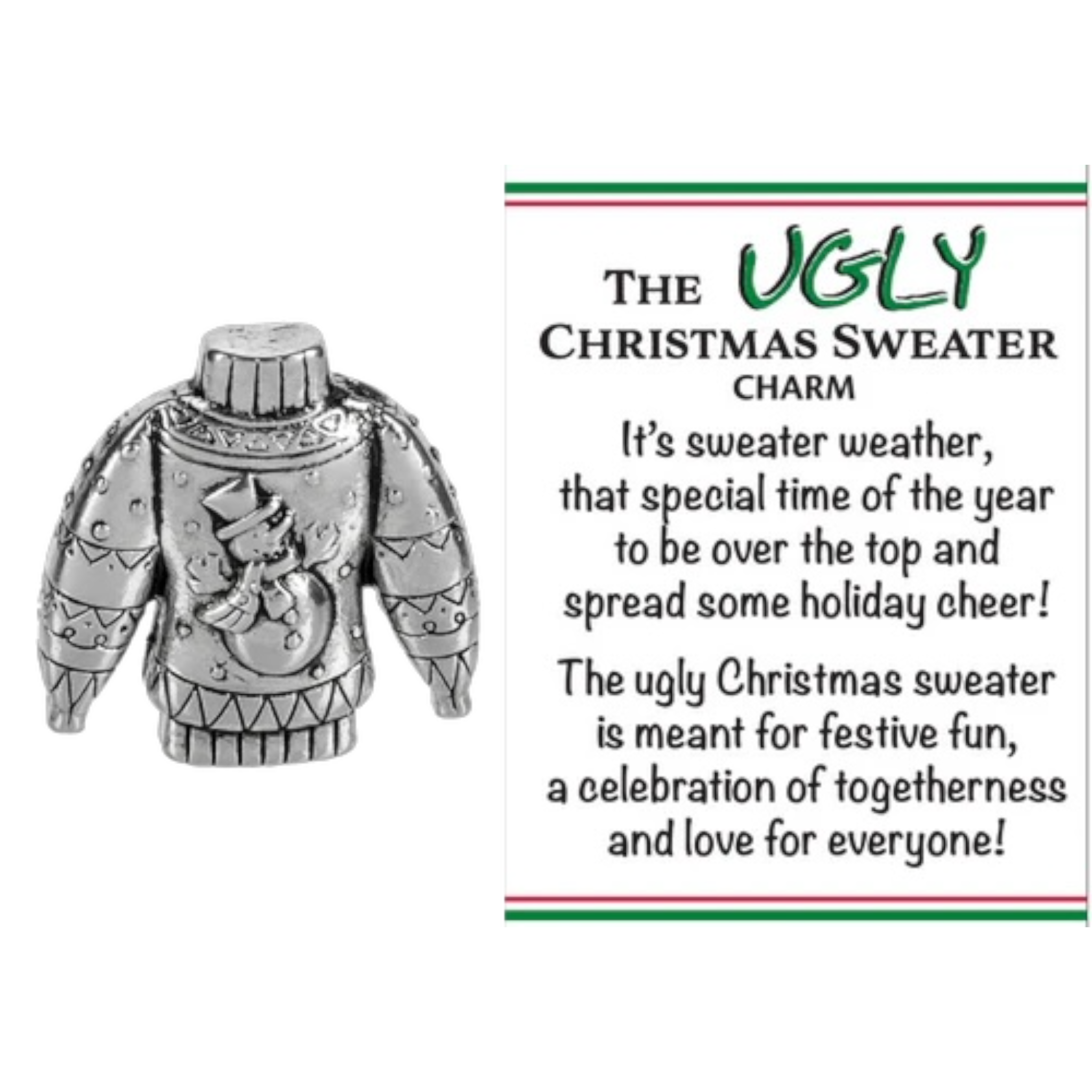The Ugly Christmas Sweater Charm