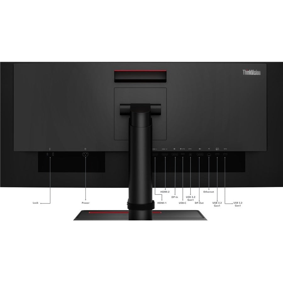 ThinkVision P34w-20 - 34 Inch Curved Ultrawide Monitor WQHD 3440x1440 | Tecisoft 62DCRAR3US