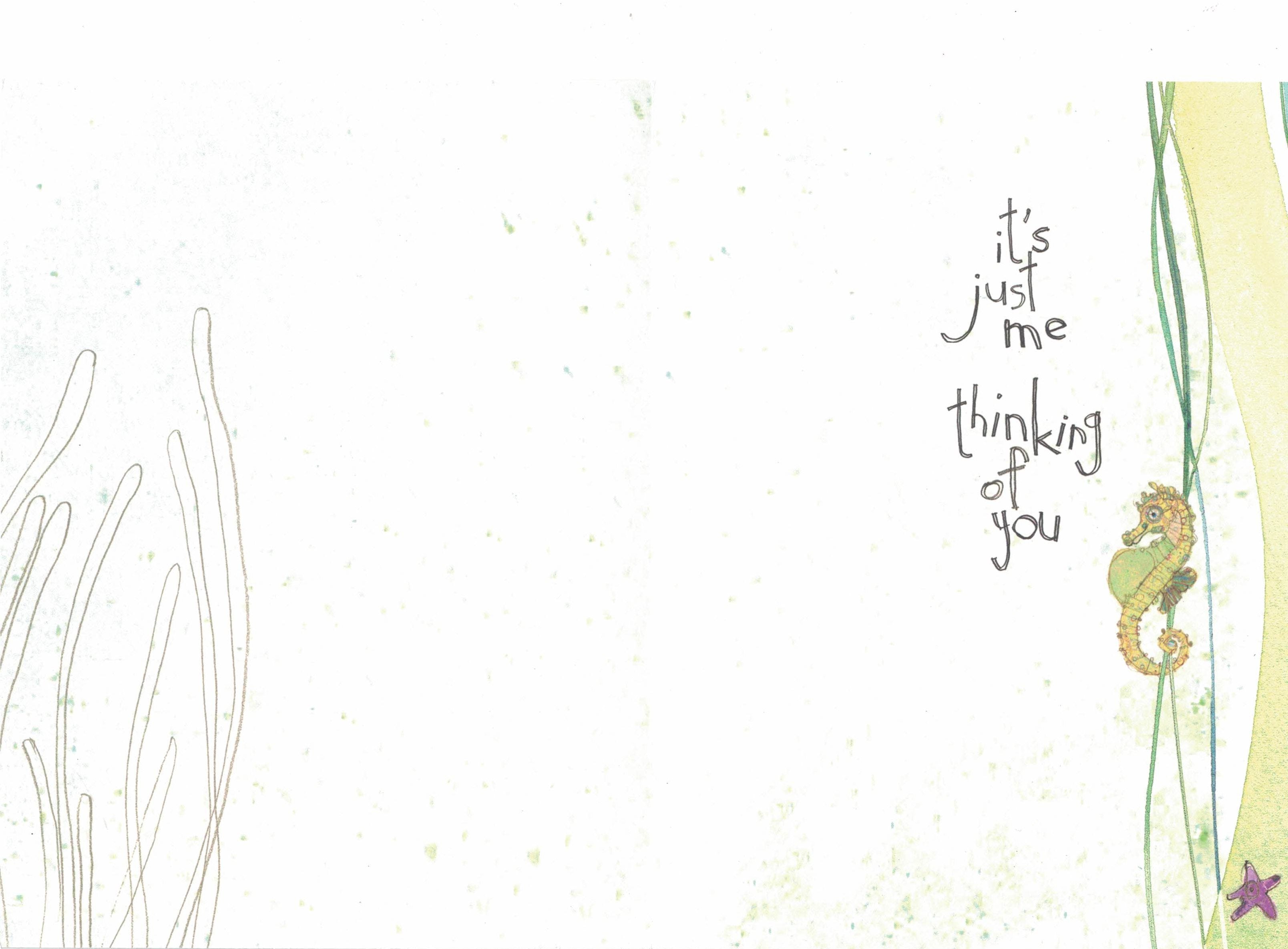 Thinking Of You Card - Hi You