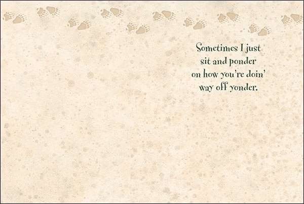 Thinking Of You Card - Sometimes I Just Sit And Ponder