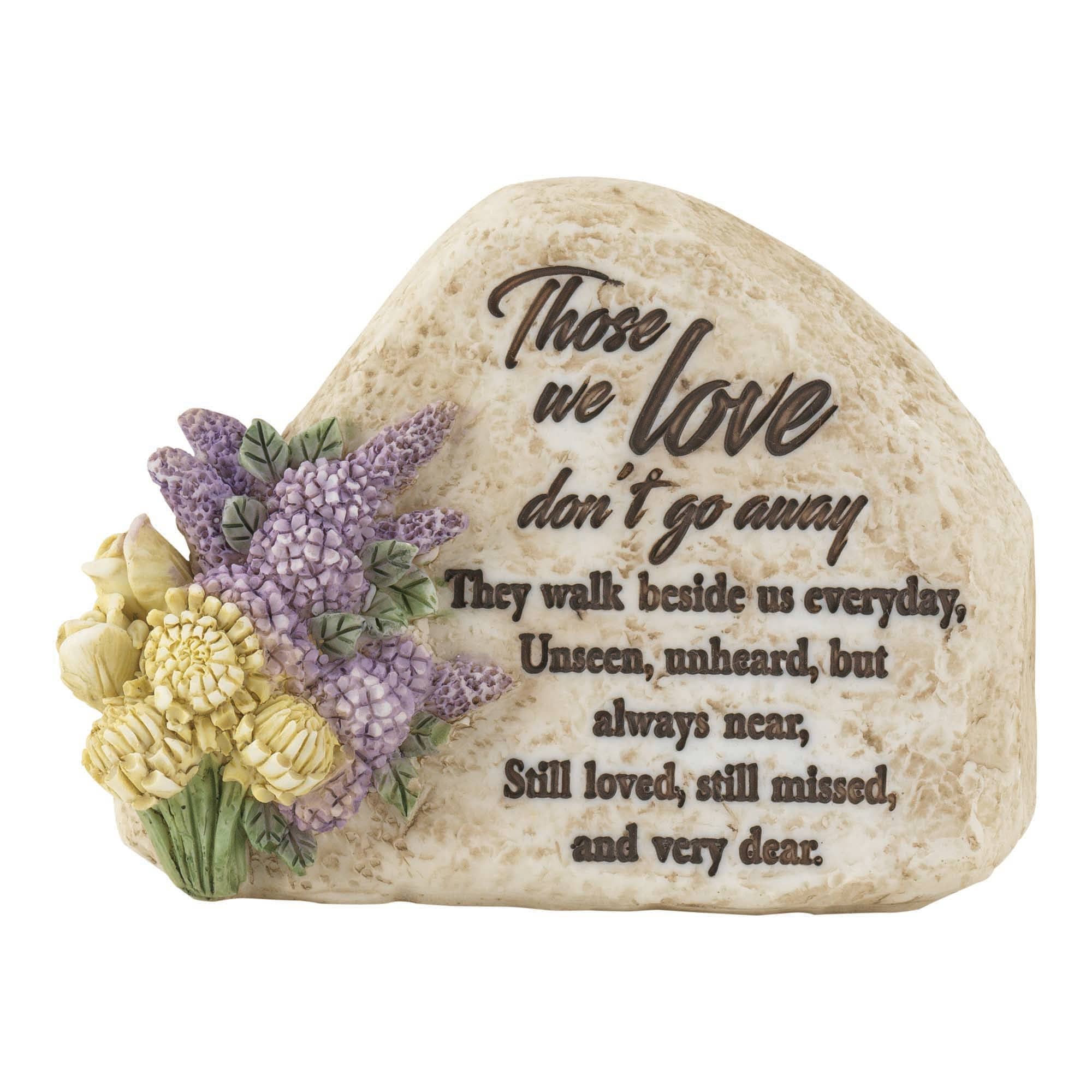 Those We Love - Resin Garden Rock