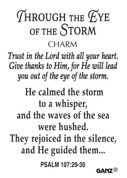 Through the Eye of the Storm Charm