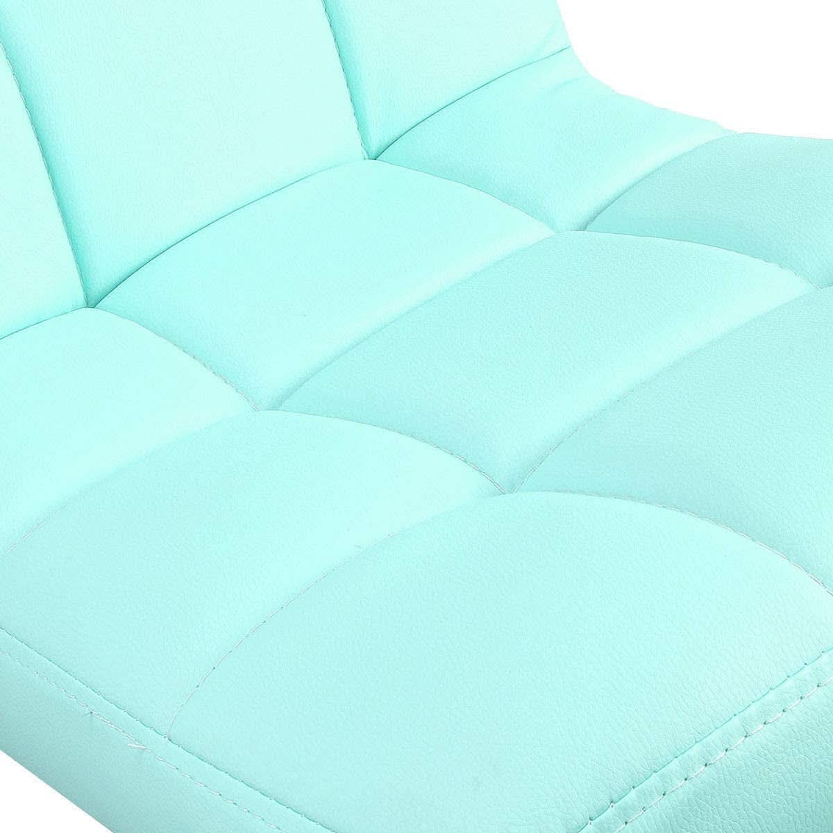 Tiffany Blue Adjustable Kitchen Bar Stools Set of 2