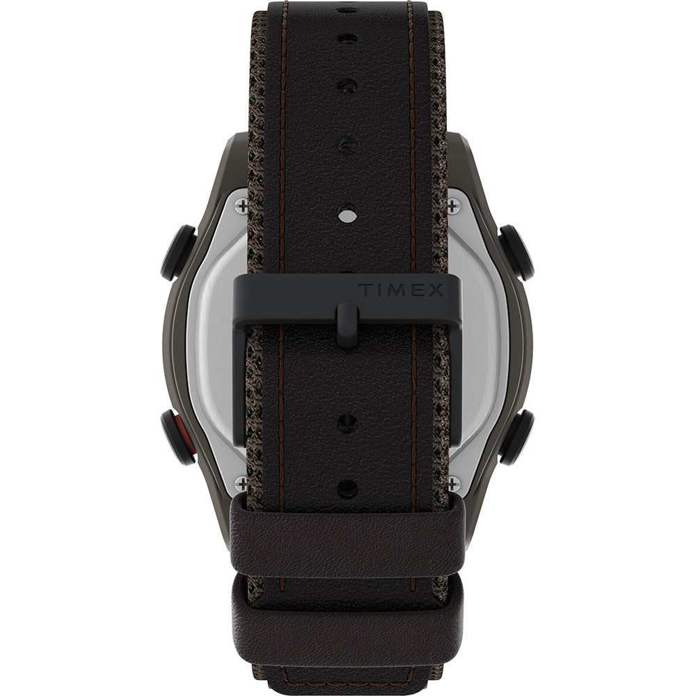 Timex Expedition Trailblazer Activity Tracker + HR - Brown Resin Case - Brown Leather