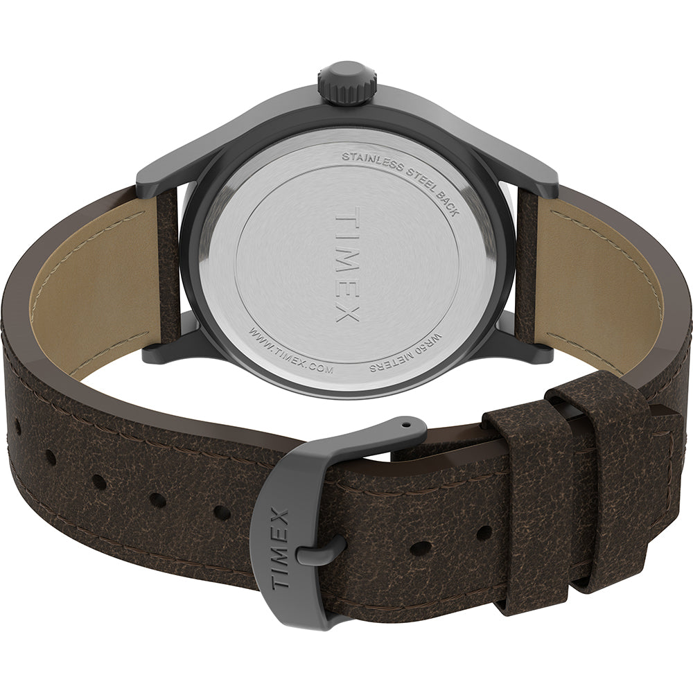 Timex Expedition&reg; Scout&trade; - Khaki Dial - Brown Leather Strap