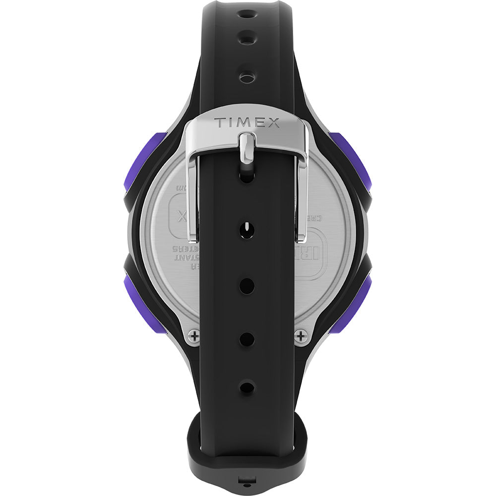 Timex Ironman Women's Essentials 30 - Black Case - Purple Button