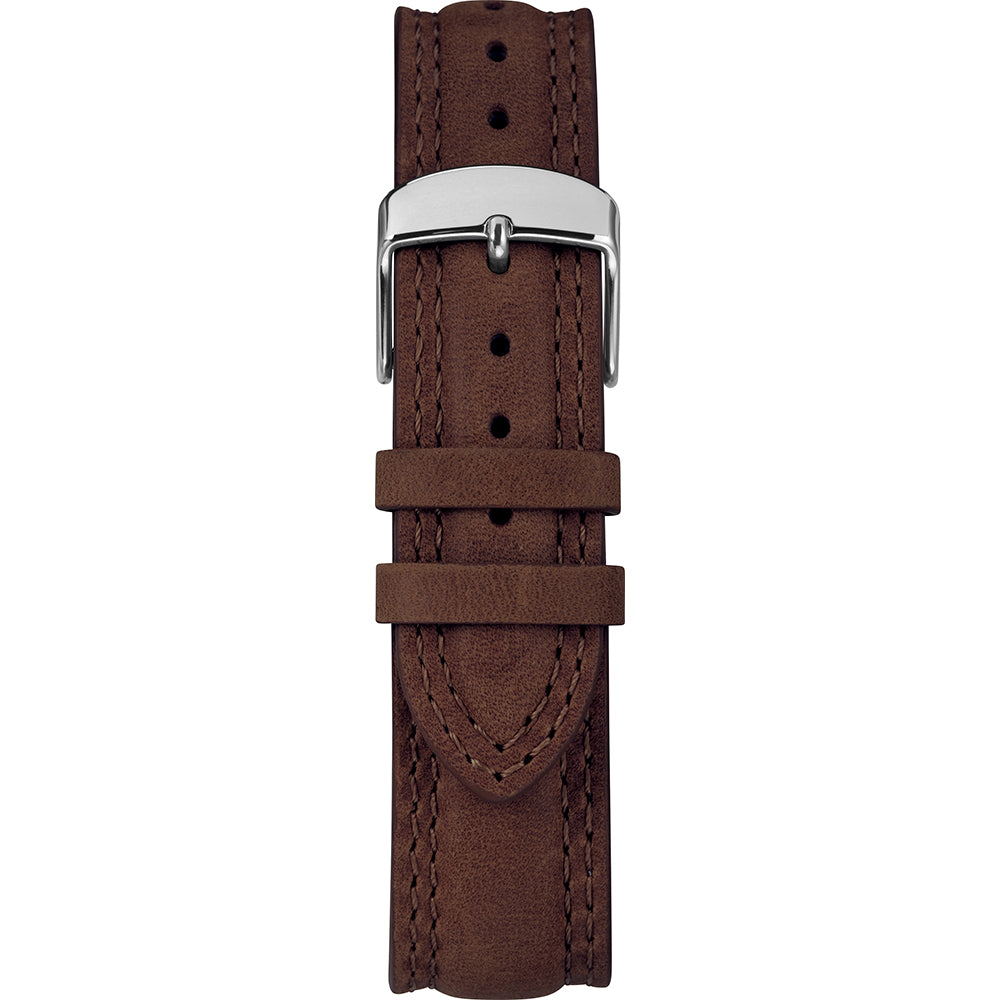 Timex Men's Expedition&reg; Metal Field Watch - Blue Dial/Brown Strap