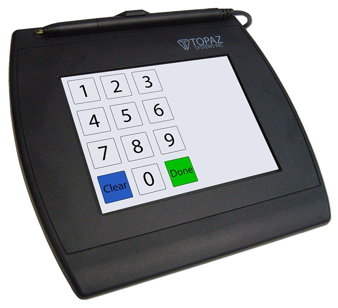 Topaz SigGem Color 5.7 Electronic Signature Pad
