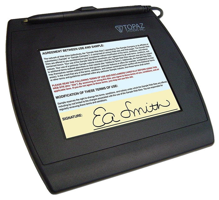 Topaz SigGem Color 5.7 Electronic Signature Pad