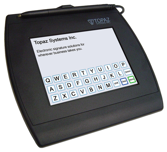 Topaz SigGem Color 5.7 Electronic Signature Pad