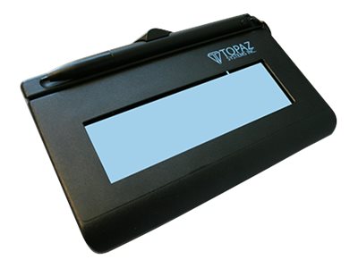 Topaz SigLite LCD 1X5 T-LBK460-BSB-R - Signature terminal w/ LCD display - 4.4 x 1.3 in - wired - serial